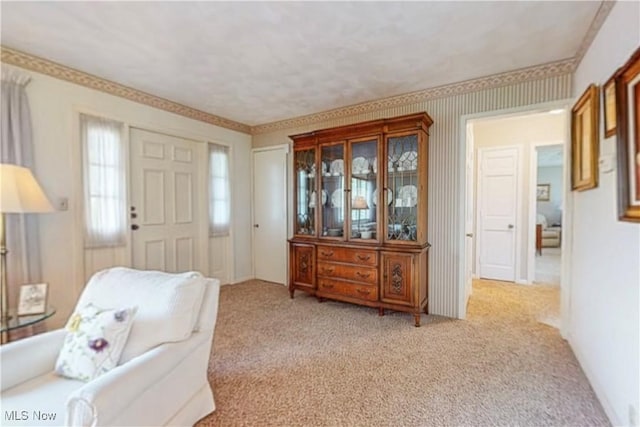 6803 County Road 22a, Bloomingdale, OH 43910 - entrance foyer featuring light colored carpet