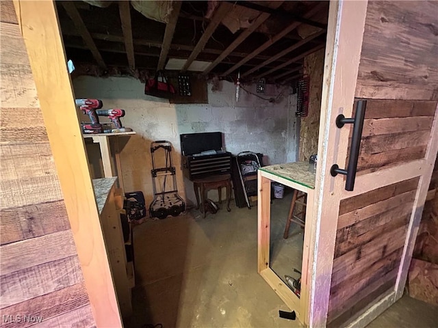 73 High St, Clay, WV 25043 - view of unfinished basement