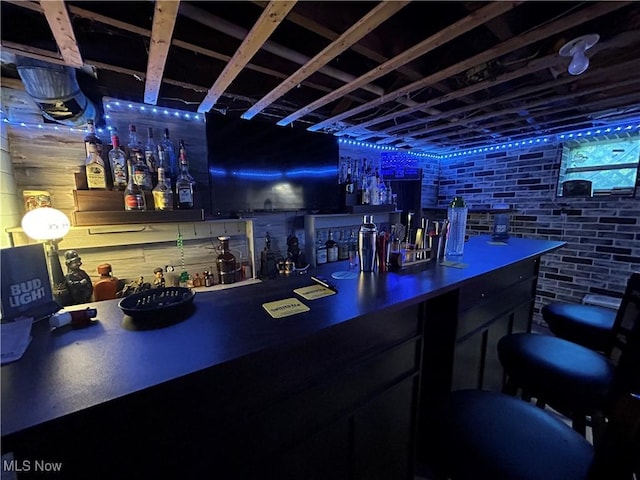 73 High St, Clay, WV 25043 - indoor bar with brick wall