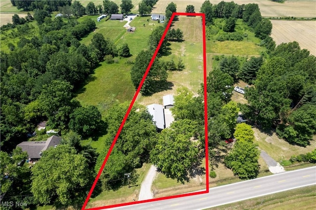 290 State Route 60, Greenwich, OH 44837 - view of rural area with property boundaries highlighted