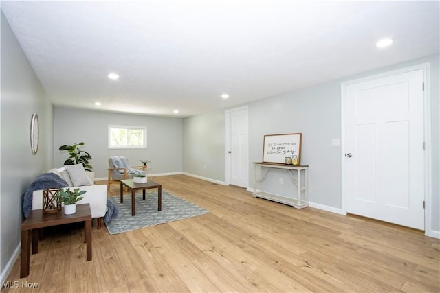 290 State Route 60, Greenwich, OH 44837 - living area with light wood-style floors and recessed lighting
