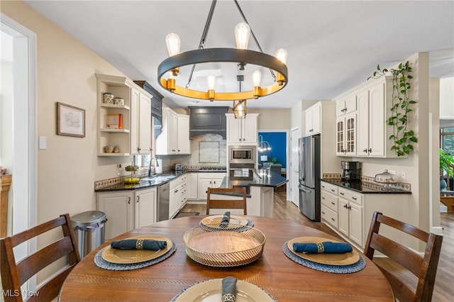 3519 Hawthorne Trl, Broadview Heights, OH 44147 - dining space featuring wood finished floors