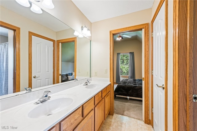 3519 Hawthorne Trl, Broadview Heights, OH 44147 - full bathroom featuring ensuite bathroom, double vanity, and tile patterned flooring