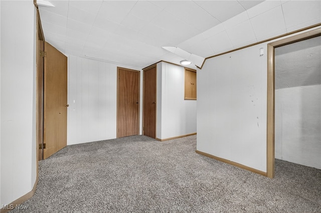 5077 Catherine St, Maple Heights, OH 44137 - finished below grade area featuring carpet floors