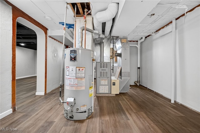 5077 Catherine St, Maple Heights, OH 44137 - utility room featuring water heater