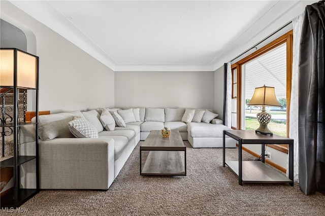 5077 Catherine St, Maple Heights, OH 44137 - living room with carpet flooring