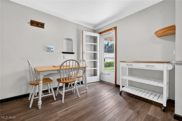 5077 Catherine St, Maple Heights, OH 44137 - dining space featuring wood finished floors