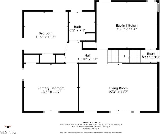 5077 Catherine St, Maple Heights, OH 44137 - view of room layout