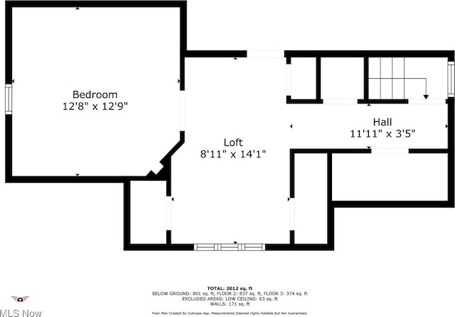 5077 Catherine St, Maple Heights, OH 44137 - view of floor plan / room layout