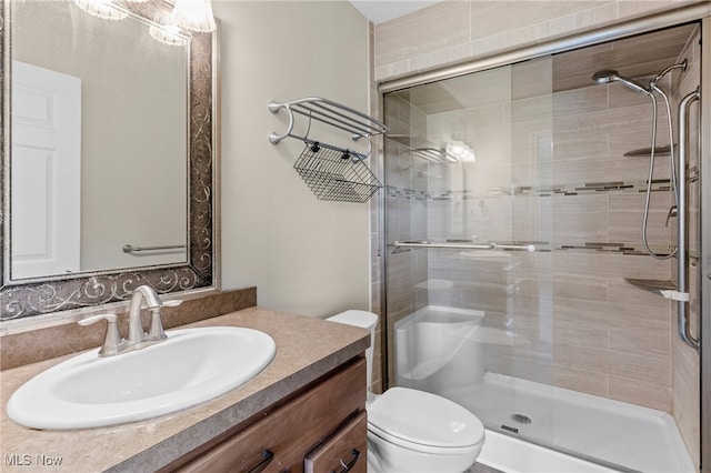 5215 River Rd, Madison, OH 44057 - bathroom with a shower stall and vanity