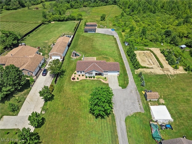5215 River Rd, Madison, OH 44057 - aerial view of property's location featuring rural landscape
