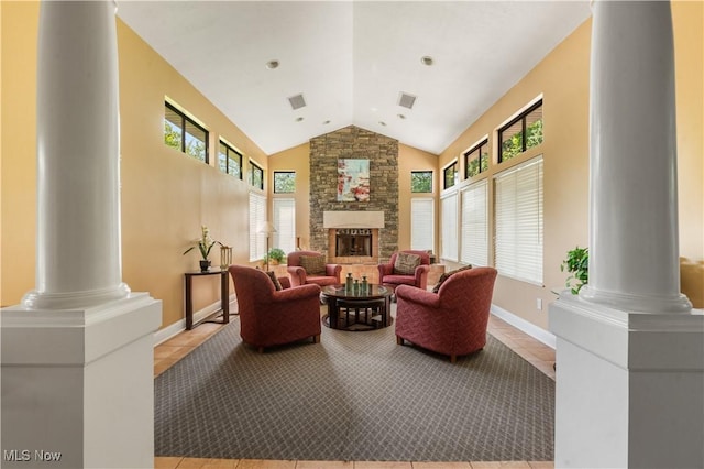 3800 Rosemont Blvd Unit 114C, Akron, OH 44333 - lobby with high vaulted ceiling