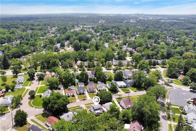 259 Marion Dr, Bedford, OH 44146 - aerial view of residential area with a forest