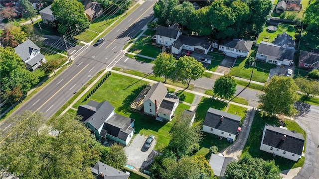 409 W Grant St, Kent, OH 44240 - aerial view of property and surrounding area with nearby suburban area