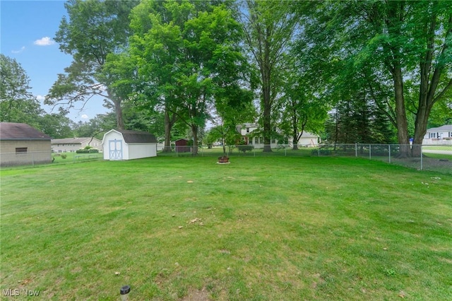 293 W 14th St, Salem, OH 44460 - fenced backyard with a shed