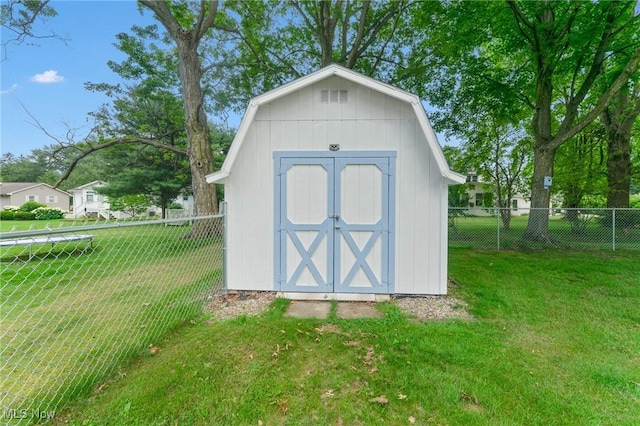 293 W 14th St, Salem, OH 44460 - view of shed with a fenced backyard