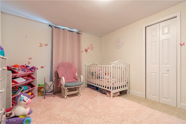 3316 Wadsworth Rd, Norton, OH 44203 - carpeted bedroom with a crib and a closet