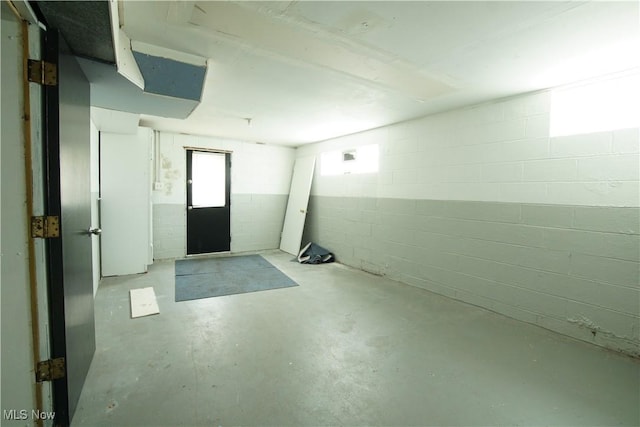 171 W Hiram St, Barberton, OH 44203 - basement featuring concrete block wall