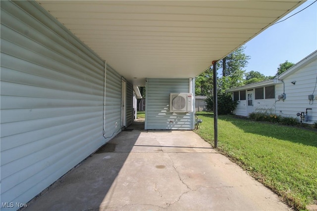 3886 Ascot Ct, Austintown, OH 44511 - view of patio with an attached carport