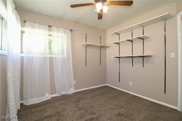 3886 Ascot Ct, Austintown, OH 44511 - unfurnished room with carpet floors and ceiling fan