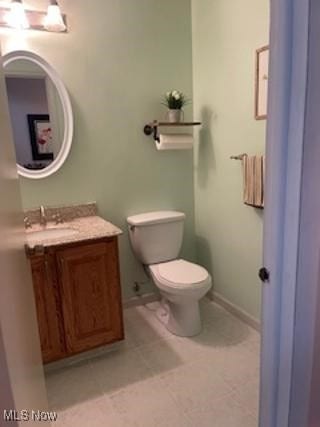 82 Silver Valley Blvd, Munroe Falls, OH 44262 - half bathroom featuring vanity and tile patterned floors