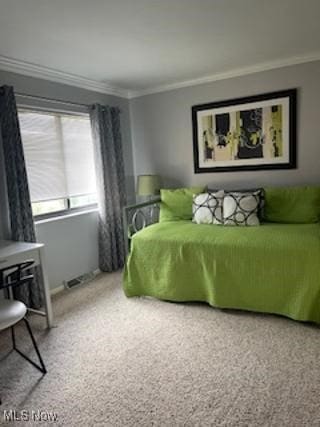 82 Silver Valley Blvd, Munroe Falls, OH 44262 - carpeted bedroom with ornamental molding