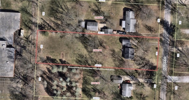 5898 Kellar Rd, New Franklin, OH 44319 - map of property location featuring property parcel outlined