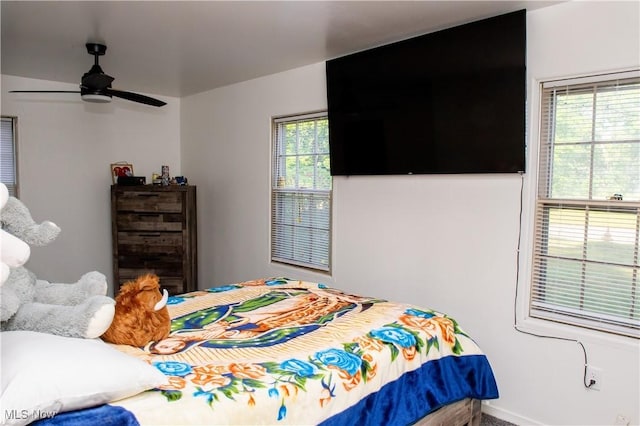 1863 Deerfield Ave SW, Warren, OH 44485 - bedroom featuring ceiling fan