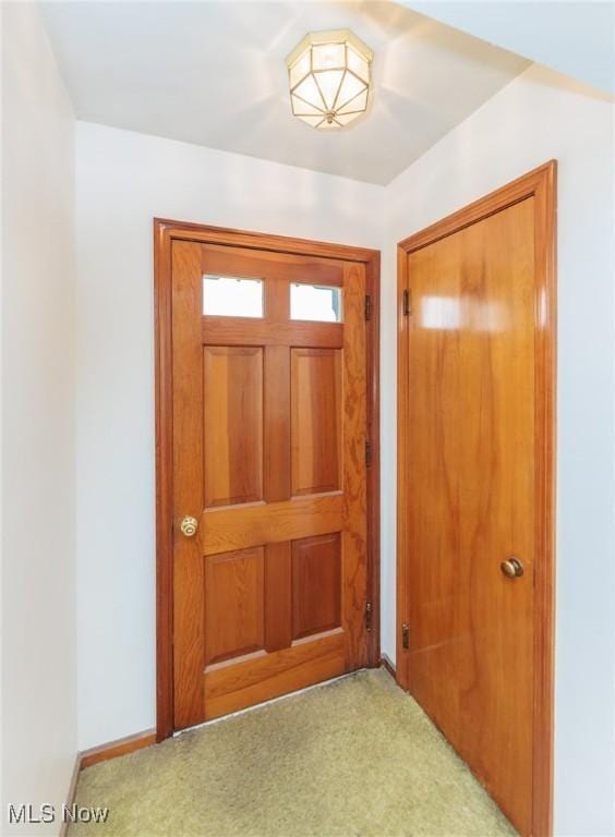 4766 Brookwood Dr, Brooklyn, OH 44144 - doorway to outside with light colored carpet