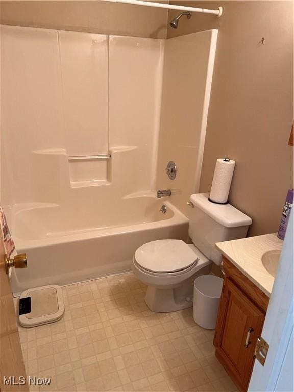 19510 Lorain Rd Unit 201, Fairview Park, OH 44126 - bathroom featuring vanity, tile patterned floors, and tub / shower combination