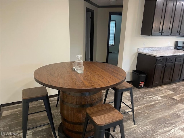 83478 Monzula Rd, Cadiz, OH 43907 - dining room with light wood finished floors and baseboards