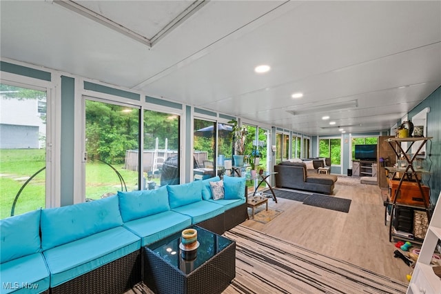 8902 Taylor May Rd, Chagrin Falls, OH 44023 - sunroom featuring an outdoor hangout area