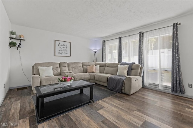 16792 Gonzales Ave, East Liverpool, OH 43920 - living room with a textured ceiling and wood finished floors