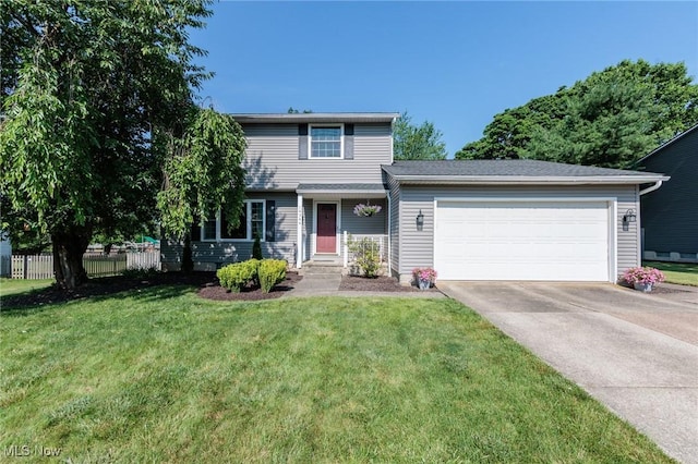 14344 S Gateway Dr, North Royalton, OH 44133 - view of front facade with an attached garage and driveway