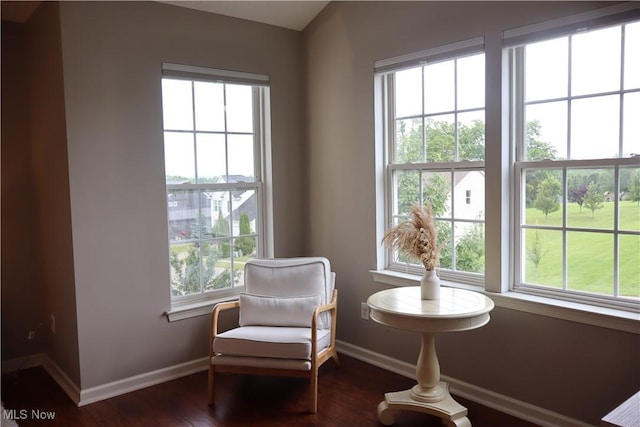 7509 Galena Ave NW, Canal Fulton, OH 44614 - sitting room with baseboards and wood finished floors
