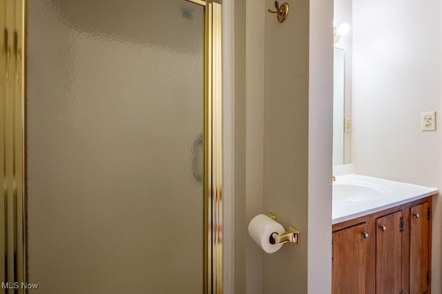 1565 Lois St, Belpre, OH 45714 - bathroom featuring a shower stall and vanity