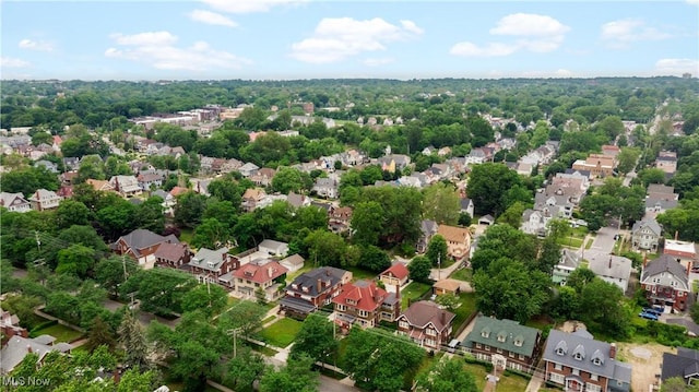 10921 Wade Park Ave, Cleveland, OH 44106 - aerial view of property's location featuring nearby suburban area