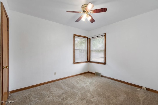 3788 Manchester Rd, Coventry, OH 44319 - unfurnished room featuring carpet flooring and a ceiling fan