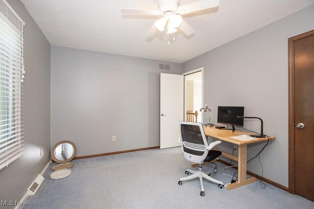 31382 Saint Andrews, Westlake, OH 44145 - carpeted office featuring baseboards and a ceiling fan