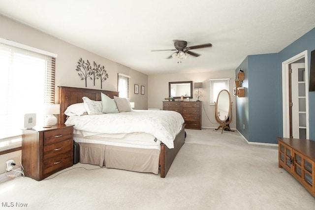 31382 Saint Andrews, Westlake, OH 44145 - bedroom featuring light carpet and ceiling fan