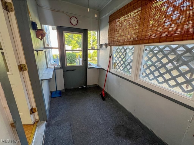 1030 Saint George St, East Liverpool, OH 43920 - unfurnished sunroom featuring plenty of natural light