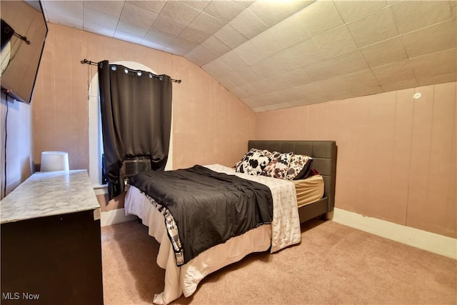 37 S Cedar St, Geneva, OH 44041 - carpeted bedroom with lofted ceiling