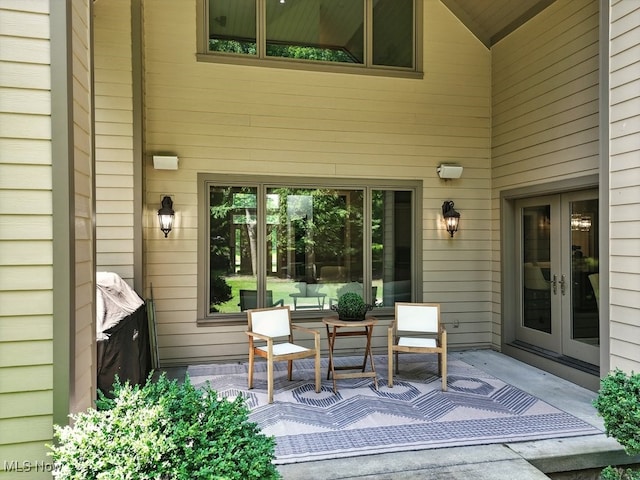 3880 Waterford Ct, Orange, OH 44122 - view of patio featuring french doors