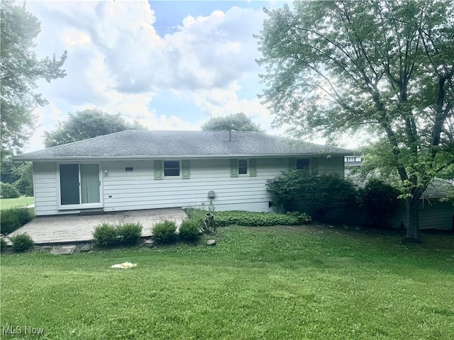 1104 Lantern, East Liverpool, OH 43920 - back of property with a yard and a patio