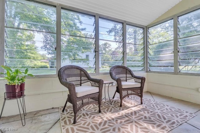 4706 Lansing Dr, North Olmsted, OH 44070 - sunroom / solarium featuring vaulted ceiling