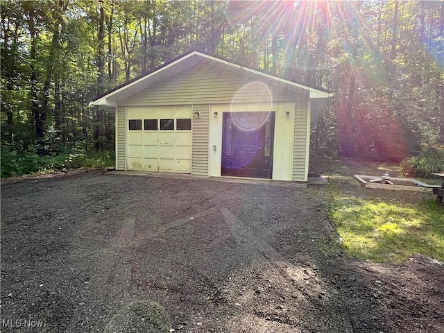 4807 Laskey Rd, Rome, OH 44085 - detached garage with driveway