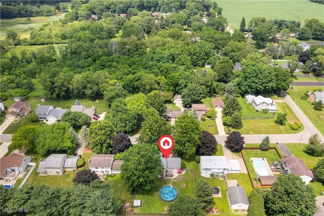 1558 Windcrest St NW, North Canton, OH 44720 - aerial perspective of suburban area