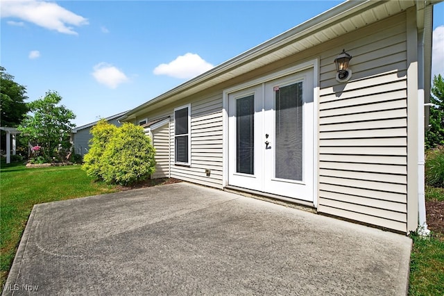 498 Water Pointe Ln, Brunswick, OH 44212 - view of patio with french doors