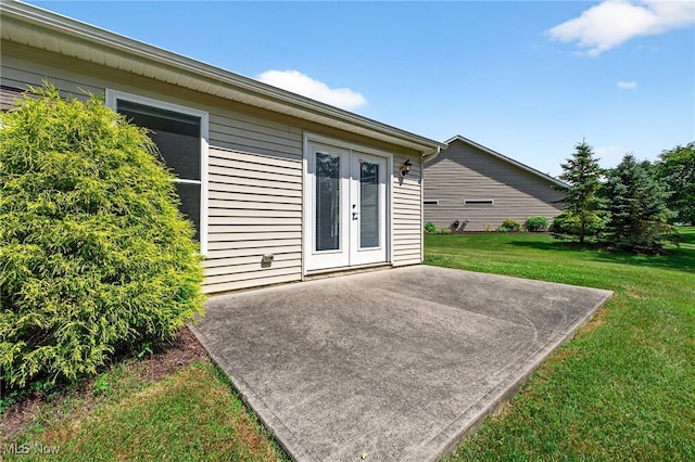 498 Water Pointe Ln, Brunswick, OH 44212 - view of patio featuring french doors