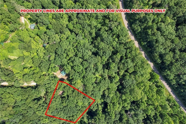 11140 Andrus Dr, Glouster, OH 45732 - aerial view of property and surrounding area with property boundaries highlighted